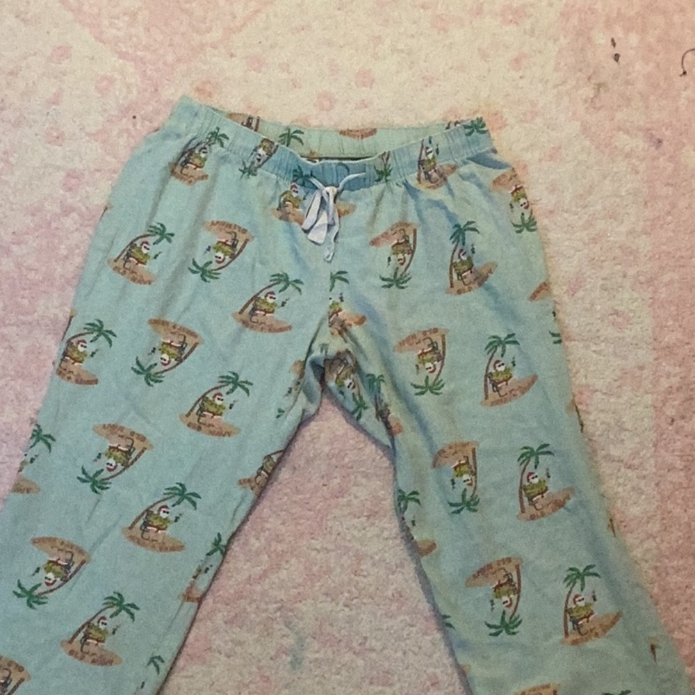 Beach Santa pj pants